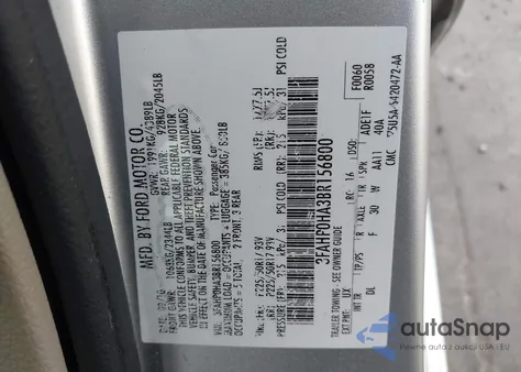 2011 Ford Fusion Se from USA, damaged, VIN 3FAHP0HA3BR156800